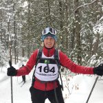 Astrid Nielsen, seen here during a cross-country skiing race, is excited to explore South American culture and archeology while supporting a cause that helps others.