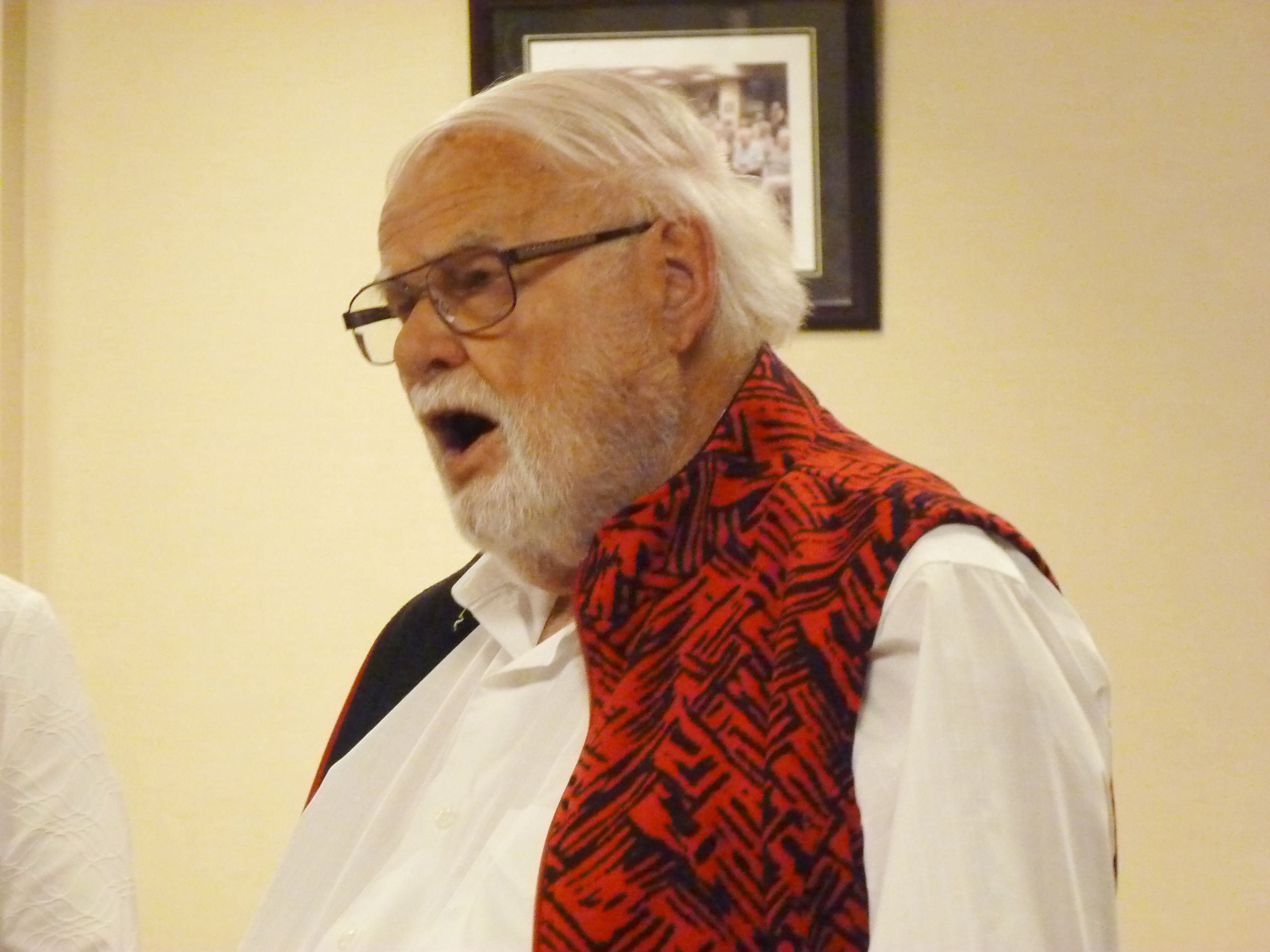 Ed Weick is one of three Kitchissippi area members of the Sunset Singers.