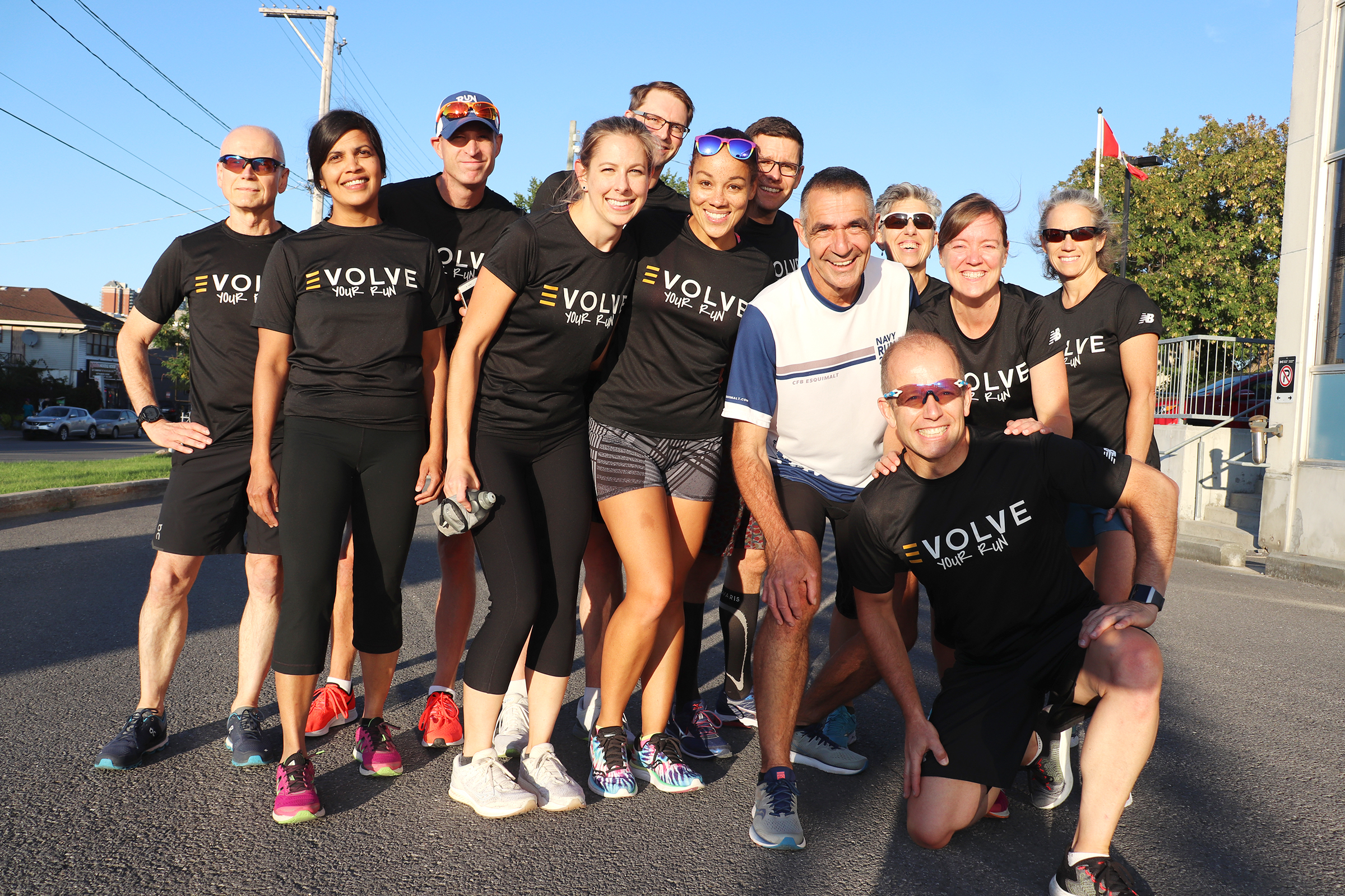 The first group of runners at Evolve Run Club spent a little over two months training for the Army Run.