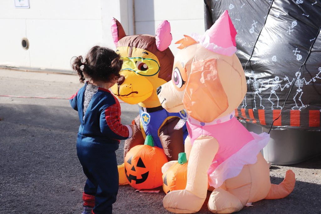 A photo of a child at the Wickedly Westboro event in 2019.