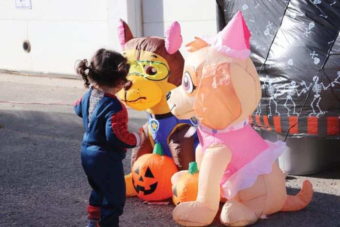 A photo of a child at the Wickedly Westboro event in 2019.|A photo pumpkins along a pumpkin patch in 2016