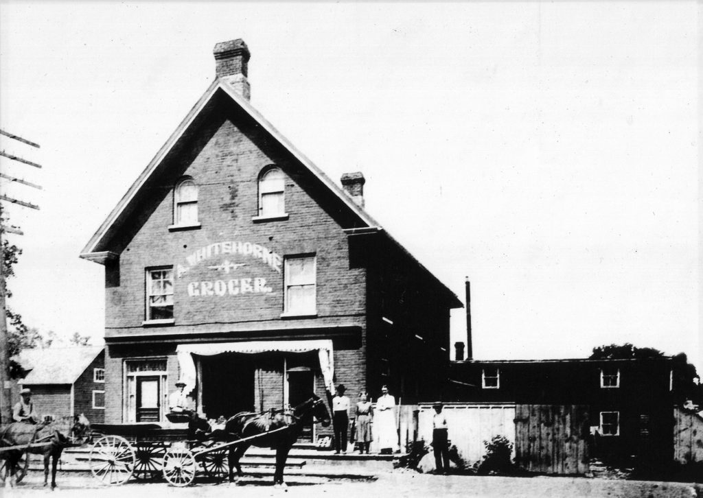 A photo of the original hotel/store that was on the Richmond block in the late 1800s.