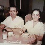 A photo of the diner owners at Jimmy's Restaurant.