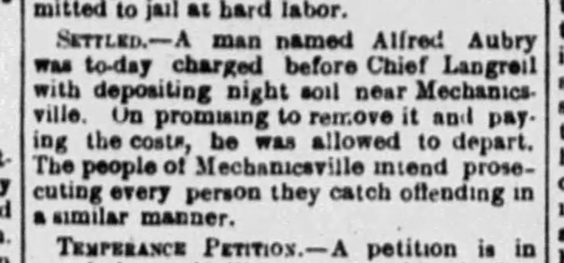 A screenshot of an article in the Ottawa Daily Citizen from 1877. 