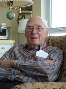 Keith Fraser at age 97. Photo by Judith van Berkom