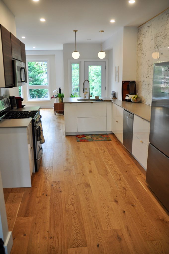 View of the kitchen. Photo by Andrea Tomkins