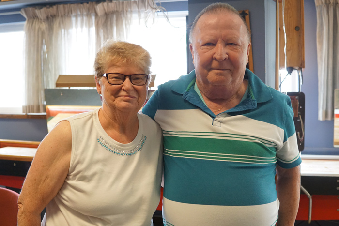 Doug and Shirley Munroe have been active volunteers at the Westboro Legion since 1973. Photo by Anne Boys-Hope