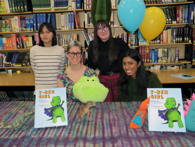 Ko-Chi Chen, Ms. Smid, Hanna Carkner-Botte, and Maya Kumar