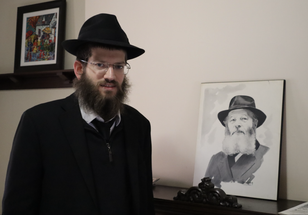 Rabbi Moshe Caytak poses for a photo. 