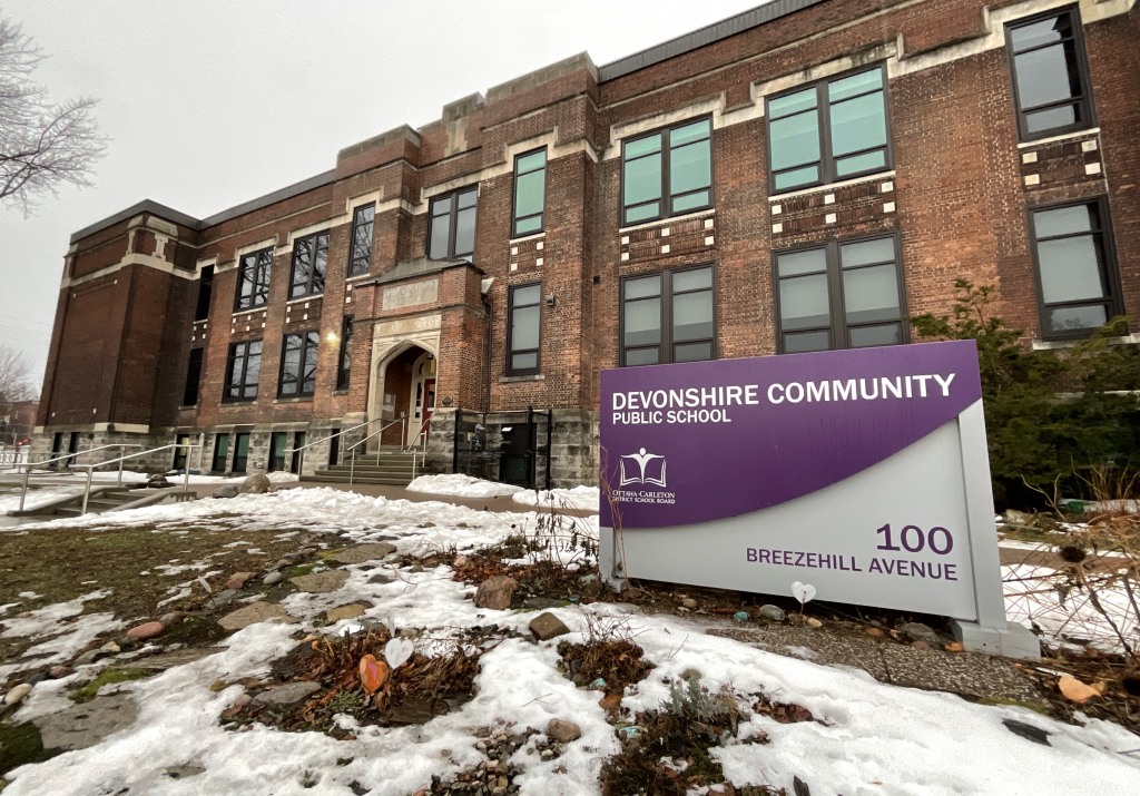 The exterior of Devonshire Public School