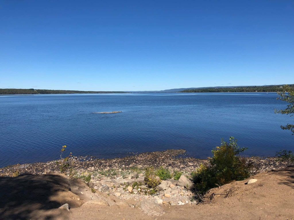 The Ottawa river as seen from the island. 