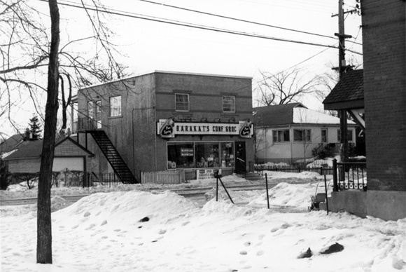  A view of Barakat’s in February 1965, located at 254 Carleton Avenue. Photo courtesy of the City of Ottawa archives, CA-024760