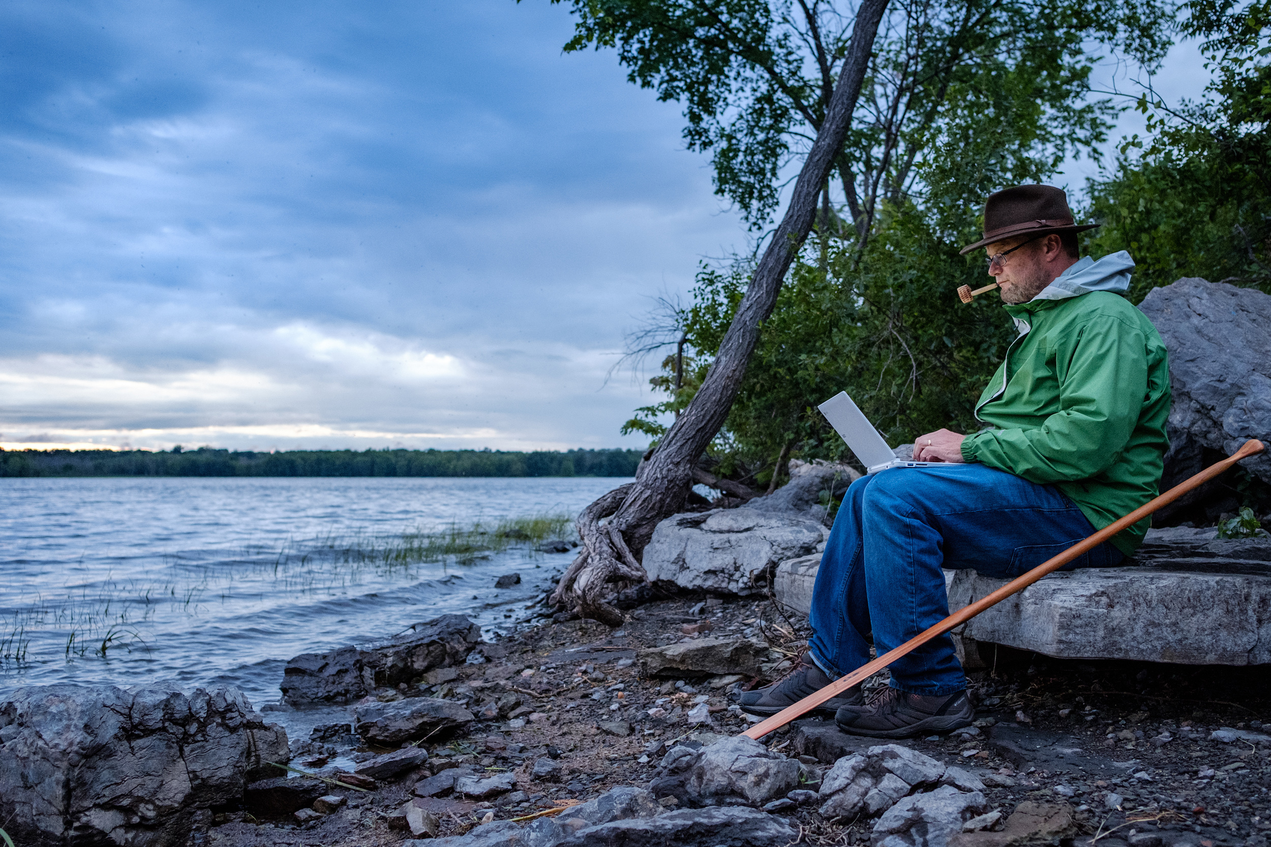 Kitchissippi’s Tim Bouma has found a unique way to share an artist’s legacy, 100 years after his death. Photo by Ted Simpson