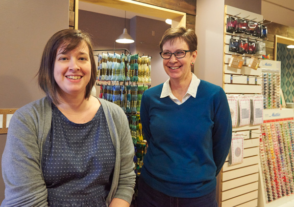 Faustina Konkal and Catherine Fournier are the new owners of Fabrications. Photo by Ellen Bond