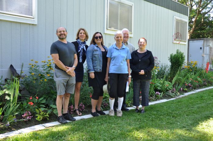  A few of the Iona Park gardeners (from left to right): Lorne Cutler