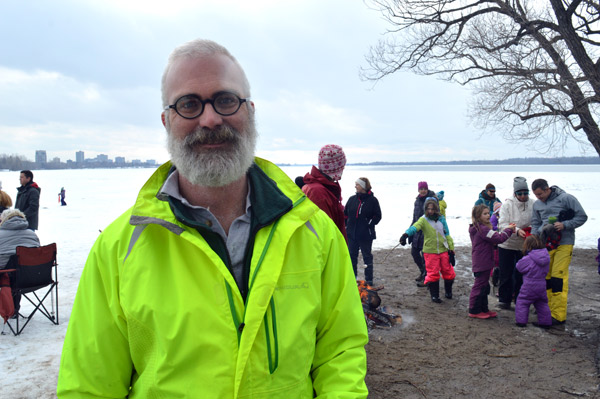 Kitchissippi Councillor Jeff Leiper says he tries to go to all the winter carnivals in the ward. It’s an easy way for him to talk to people about what’s going on in the community without the political pressure. “On a day like today it’s about the snow and the marshmallows and the hot chocolate not the politics.”