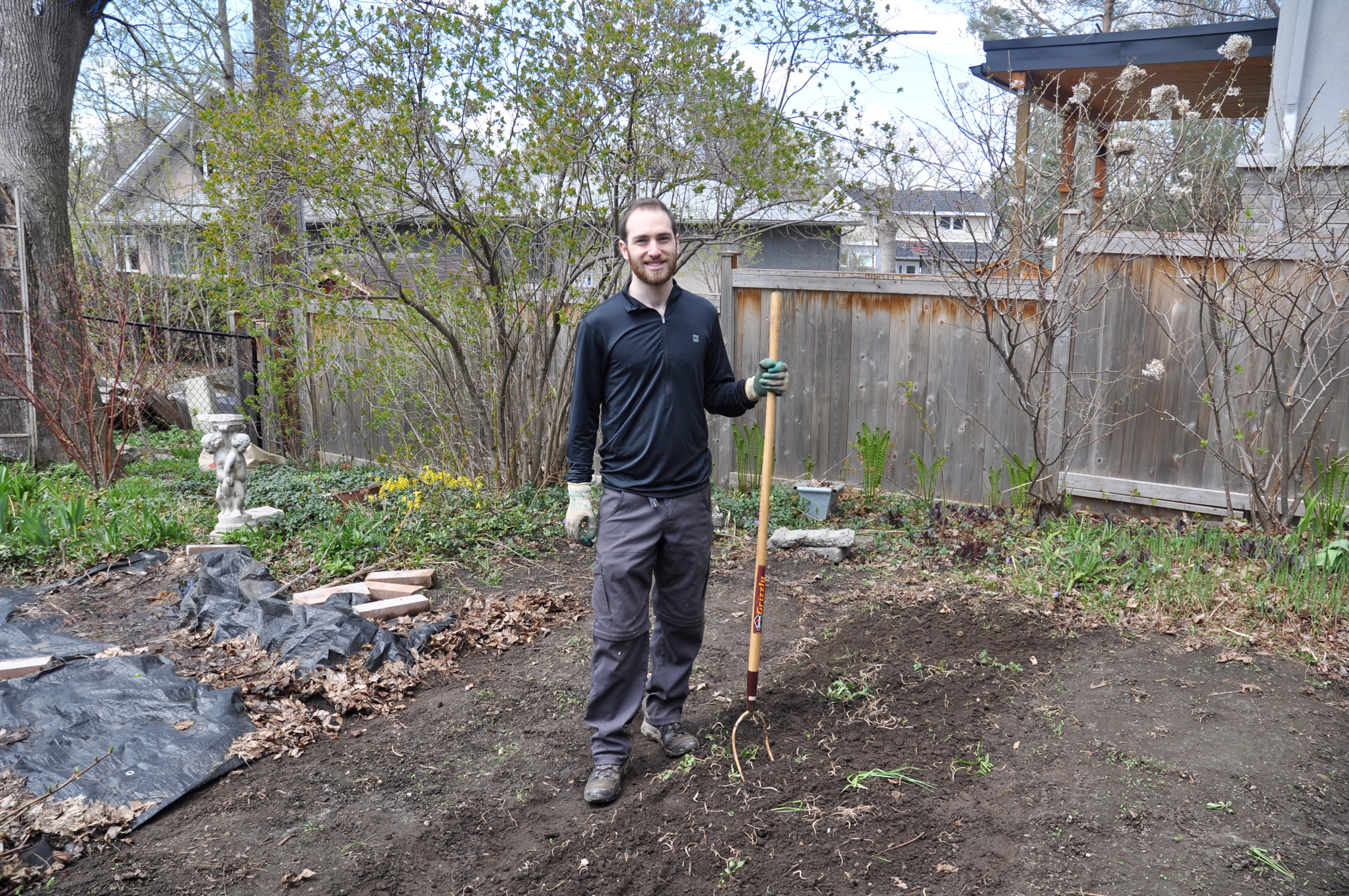 Mathew Levinson is the owner of Capital Greens. His business enjoyed some new growth last season. Photo by Andrea Tomkins