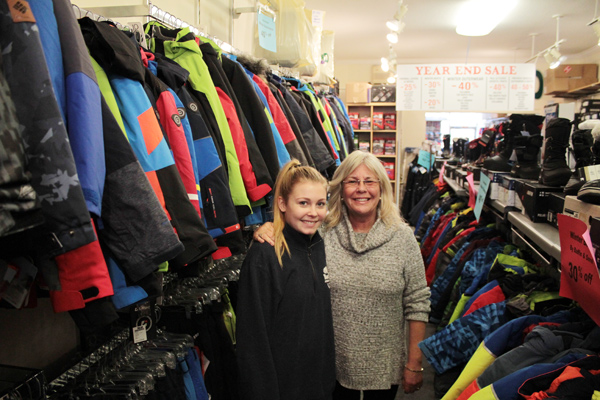 Gabriella Hilkes and Sheba Schmidt of West End Kids. “We are constantly given compliments on how amazing staff is, and how much staff we have, and I’m going to keep it that way,” says Sheba. Photo by Jacob Hoytema