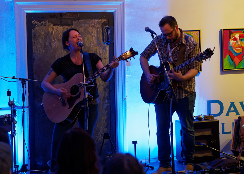 Juno Award winner Holly McNarland performs.