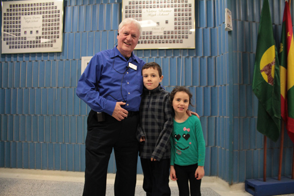 OFC co-founder Jim McNeill with grandkids Zoe, 5 and Noah, 9. Noah has already joined the next generation of OFC volunteers. Photo by Jacob Hoytema