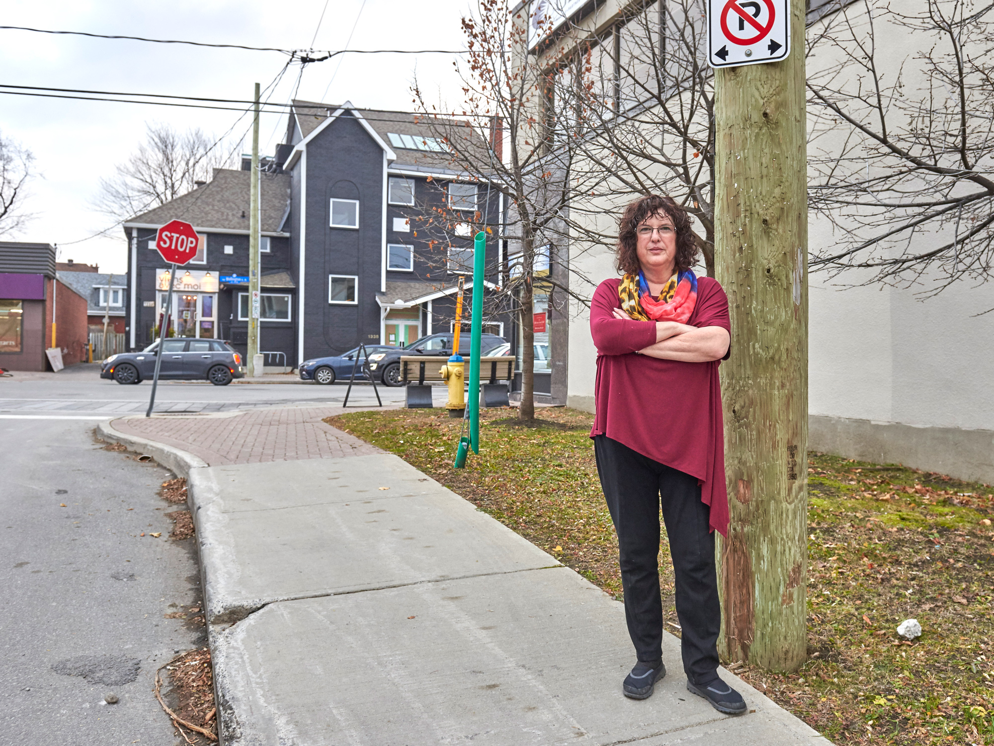 Linda Greenberg, owner of Capital City Luggage, says the City of Ottawa has contributed to the parking problem over the years by removing parking spots. Photo by Ellen Bond